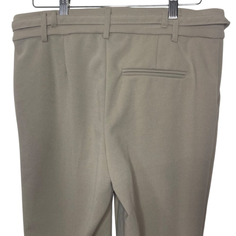 JULES & LEOPOLD | Women's Tan Office Pull On Flat Front Dress Pants | Size M - Picture 7 of 13
